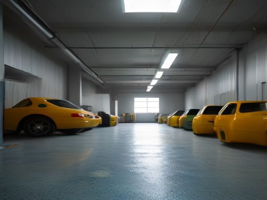 luxury car wash bay