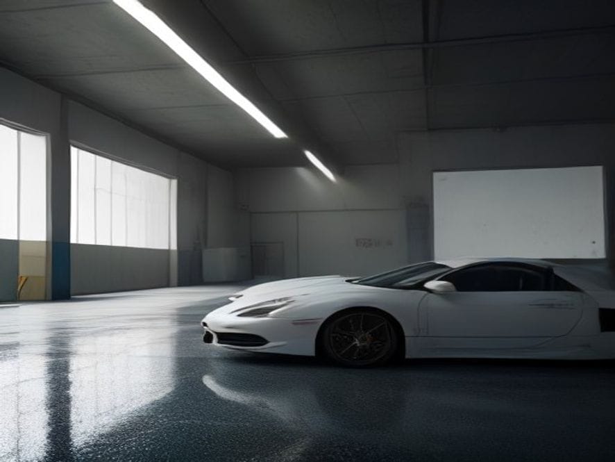 luxury car wash bay